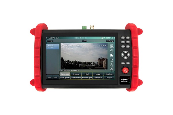 ALPSAT AS33-IPCX 7(inch) AHD-CVI-TVI CCTV Kamera Test Monitörü