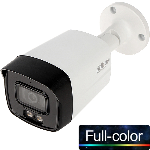 Dahua HAC-HFW1209TLM-A-LED-0360B 2MP 3.6mm Full Color IP67 Metal Bullet (Sesli)(40Mt)