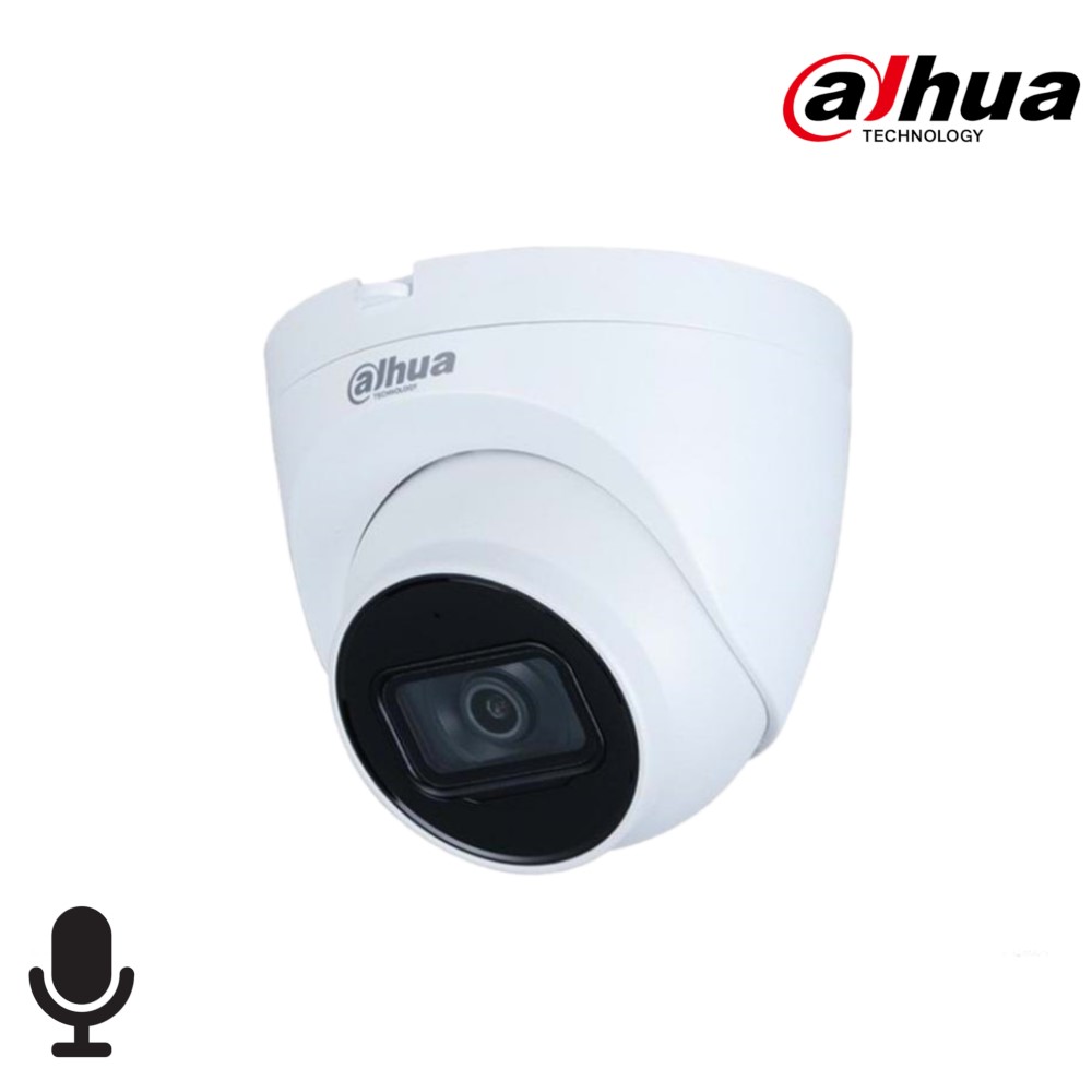 Dahua IPC-HDW2431T-AS-0280B 4MP IP Dome Starlight Kamera(Sesli)(30Mt)