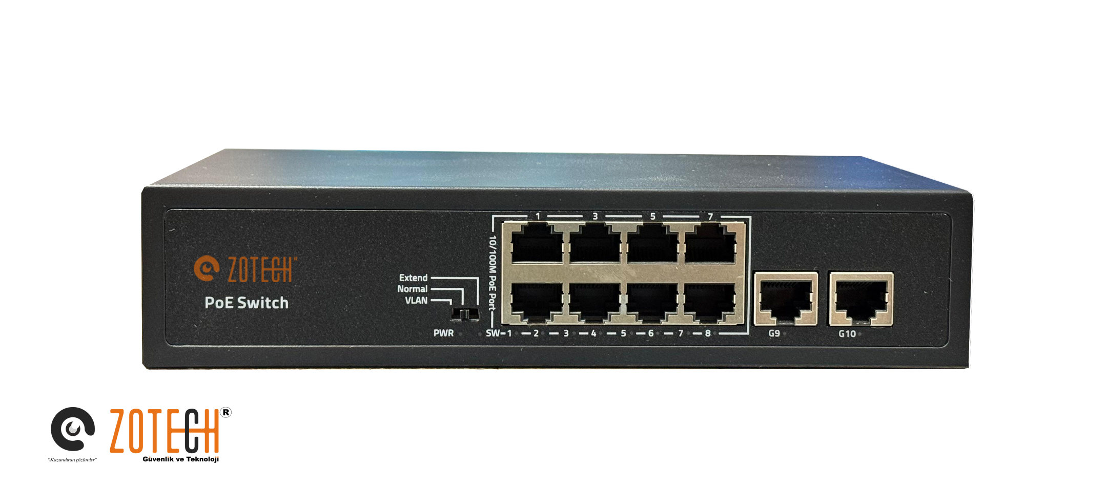 Zotech ZT-SW-8P2UGB (8+2) 8P MB PoE 2P GB Uplink PoE Switch
