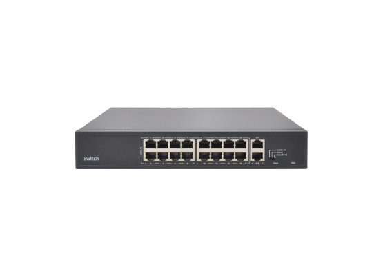 Zotech ZT-SW16P2UG1 (16+2)16P MB PoE 2P GB Uplink PoE Switch (200w)