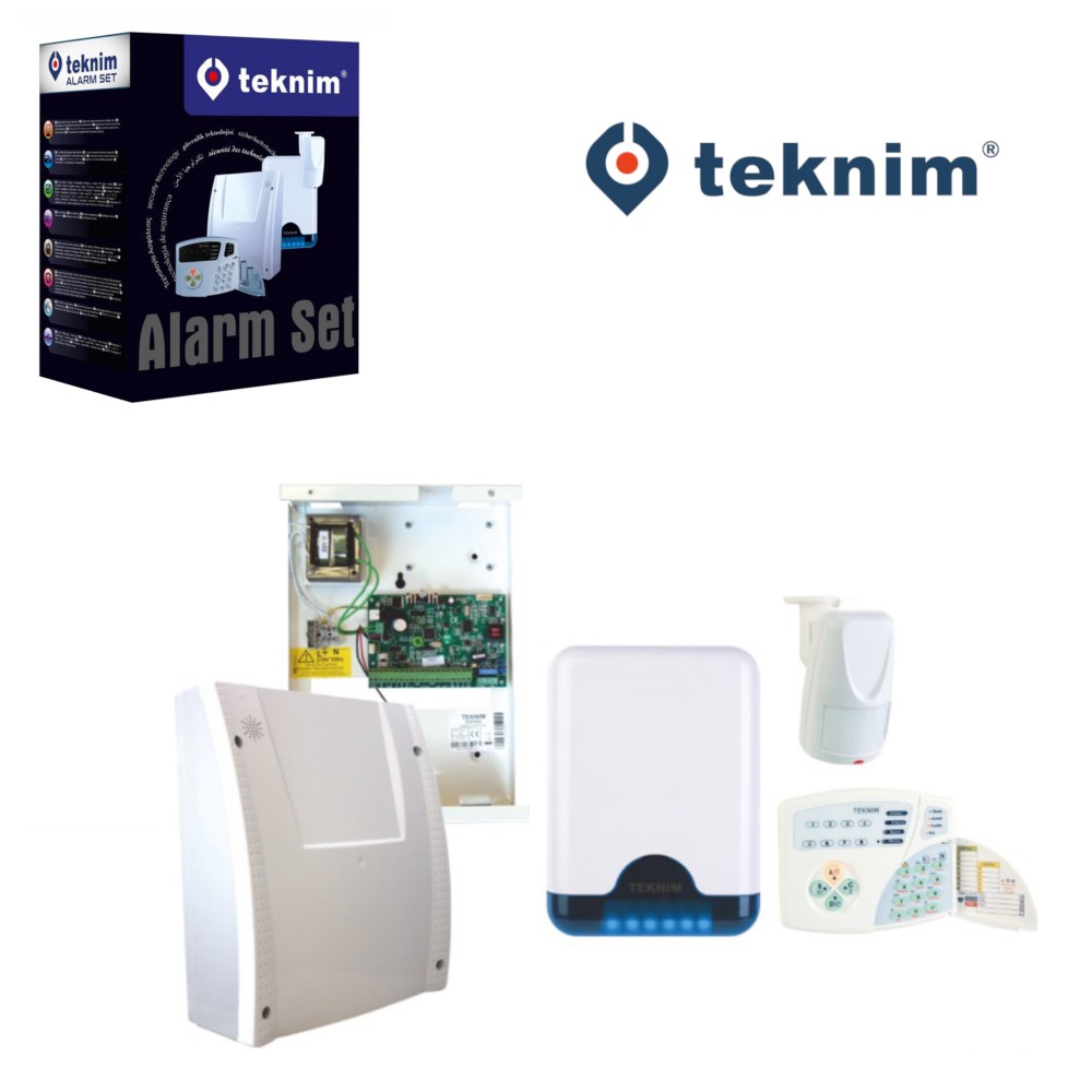 Teknim VAP-404PT 4+4 Zone Alarm Seti