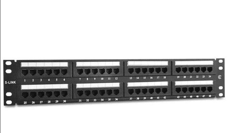 S-Link SL-PC48 48 Li UTP CAT5E Patch Panel
