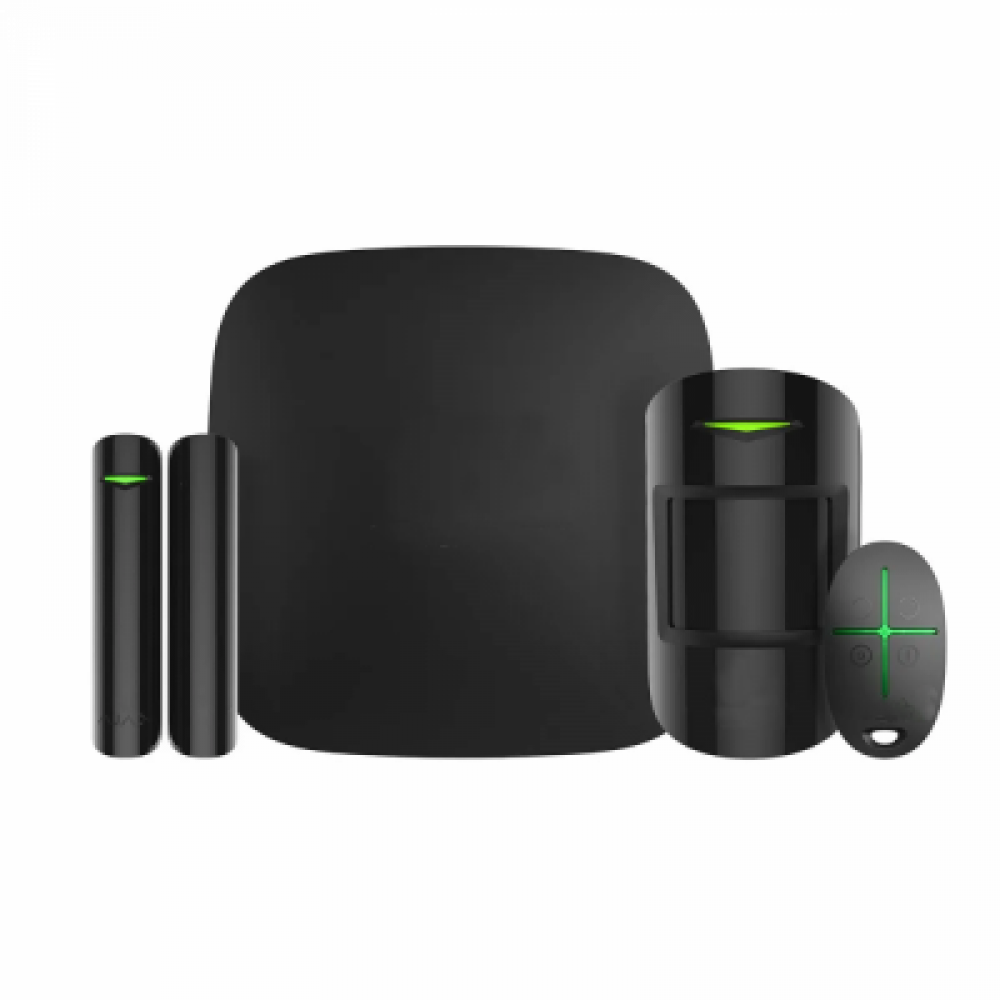 Ajax HubKit/ StarterKitHub 2G Gsm/Gprs Kablosuz Alarm Seti Siyah