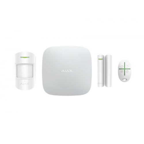 Ajax HubKit/ StarterKitHub 2G Gsm/Gprs Kablosuz Alarm Seti Beyaz