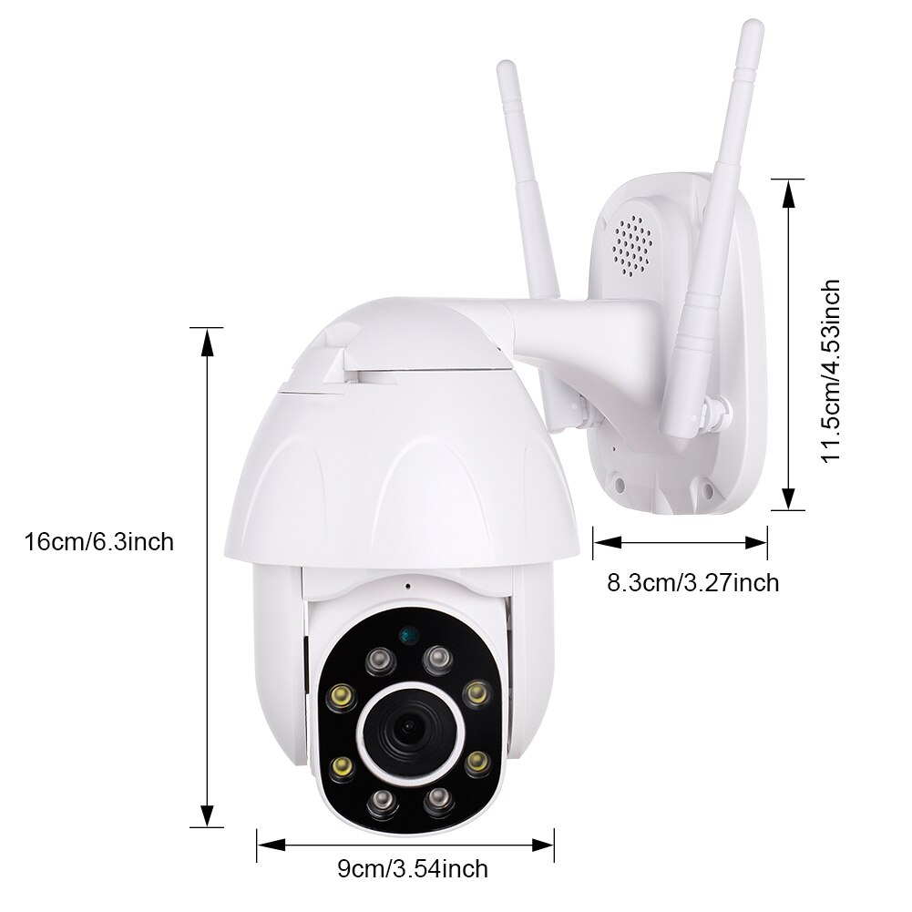 Fonri WiFi Akıllı Dış Ortam Ptz IP Kamera TV-9825A-2MP