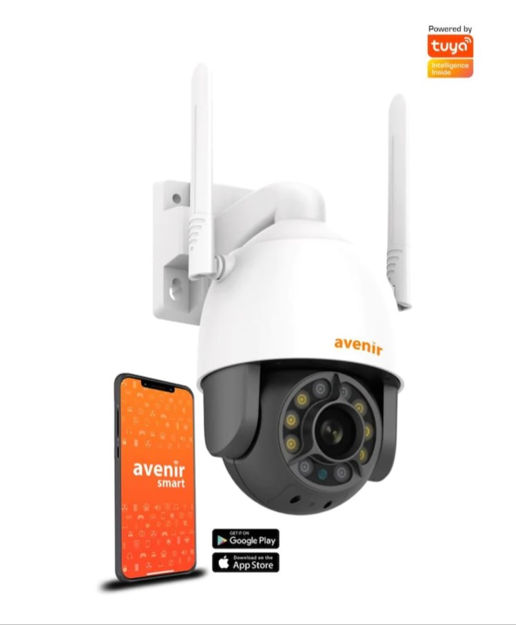Avenir AV-S300 (Wifi) 1080P Sese-Işığa Duyarlı Su Geçirmez PTZ Kamera SD Kart