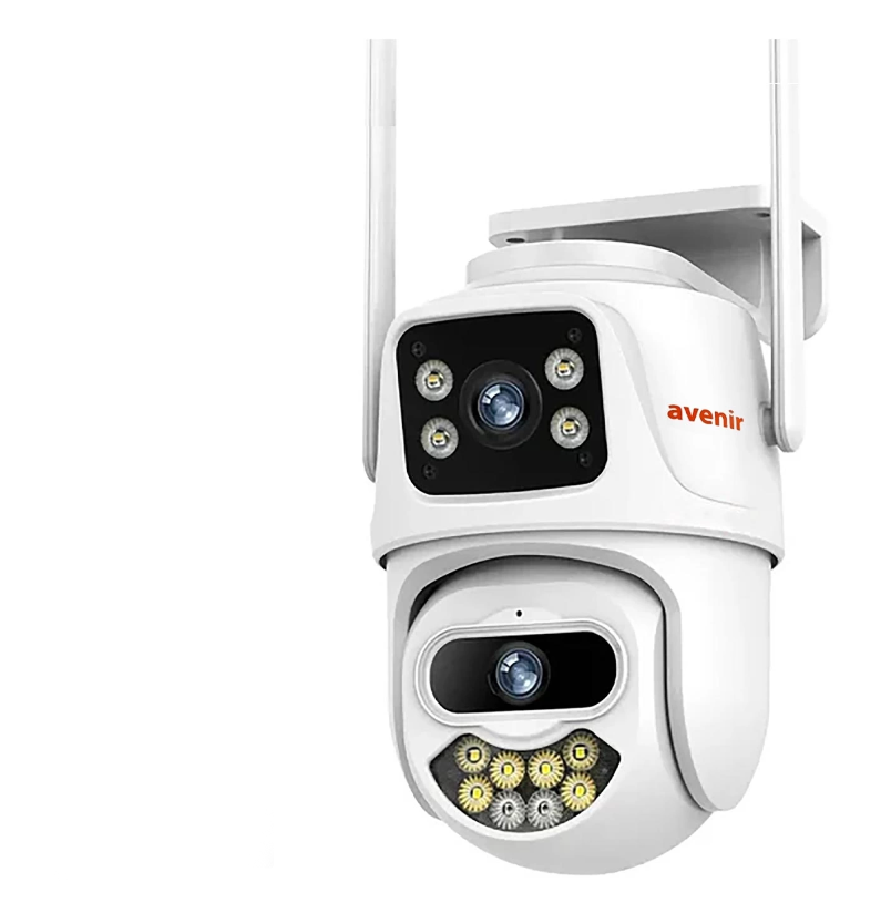 Avenir AV-S306 (Wifi) 6MP 2 Kameralı Onvif Ptz Wifi Kamera