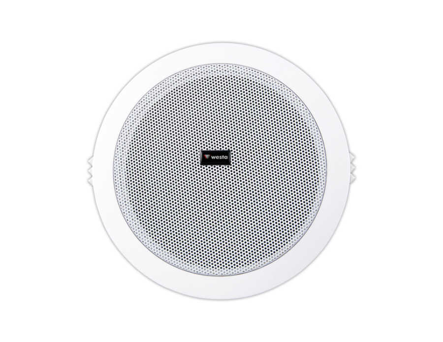 Westa WS-1018TC 13cm Alçıpan Hoparlör 6 Watt Trafolu Hoparlör-Beyaz