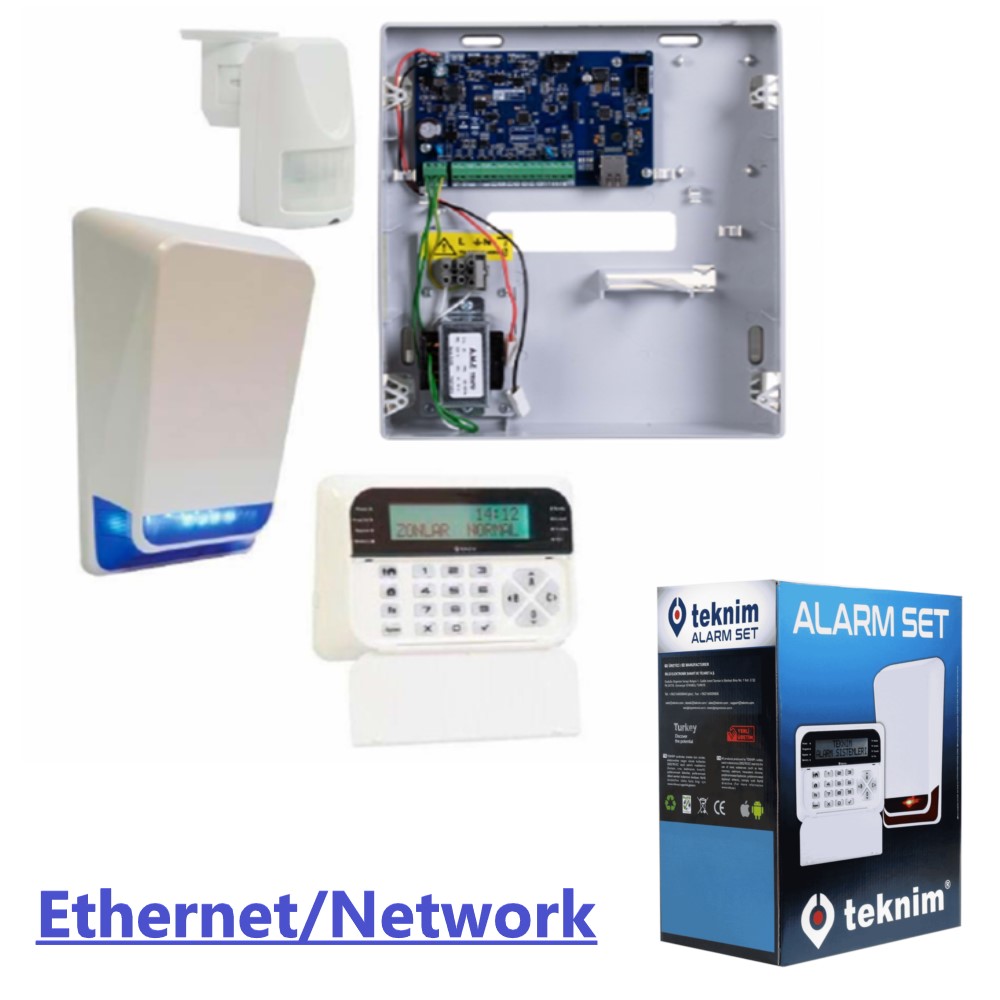 Teknim TSP-5334LCD Ethernet/Networklu Set (Akü Hariç)