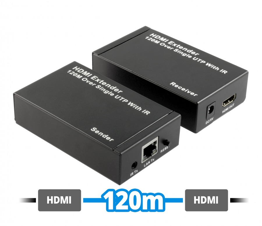 4K HD 120 Metre Hdmi Cat6 Extender