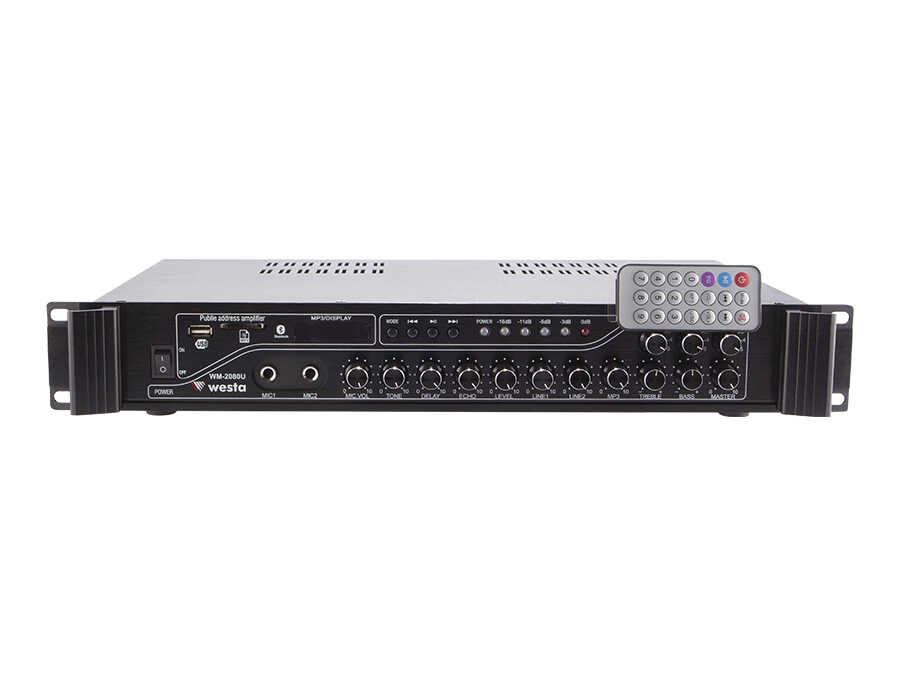 Westa WM-2080U Mixer Amfi - 100V-200Watt 3 Bölgeli