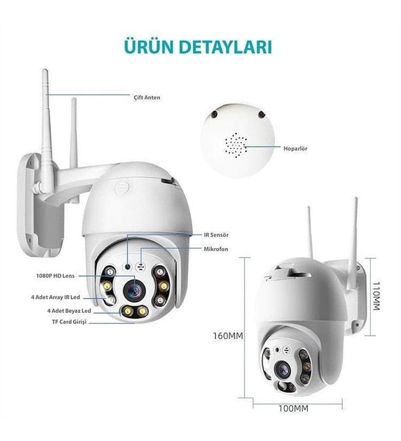 O-KAM-3038 3MP WIFI PTZ CAMERA