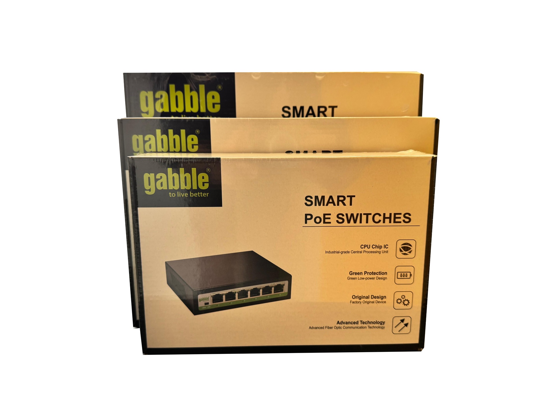 Gabble GAB-P82MM 10/100M 8 Port PoE+2 Port Uplink