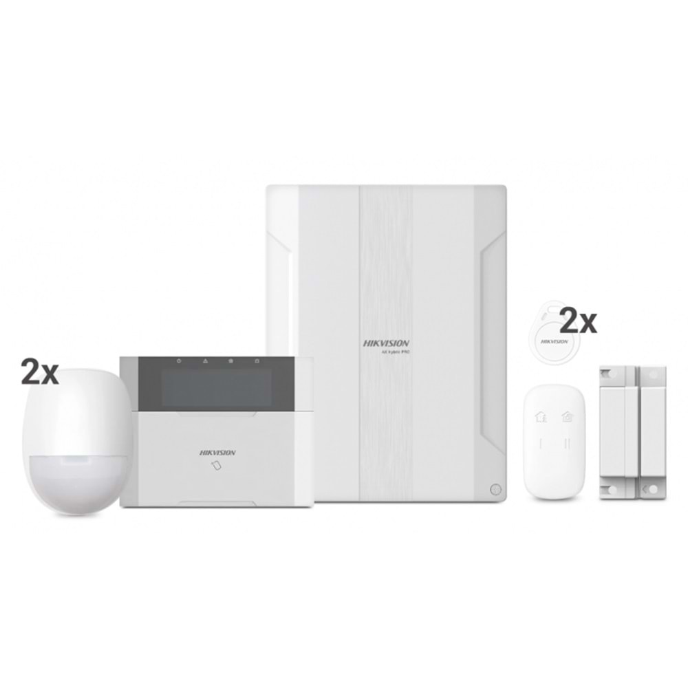 Hikvision DS-PHA64-Kit-WE AX Kablolu Alarm Paneli Kit