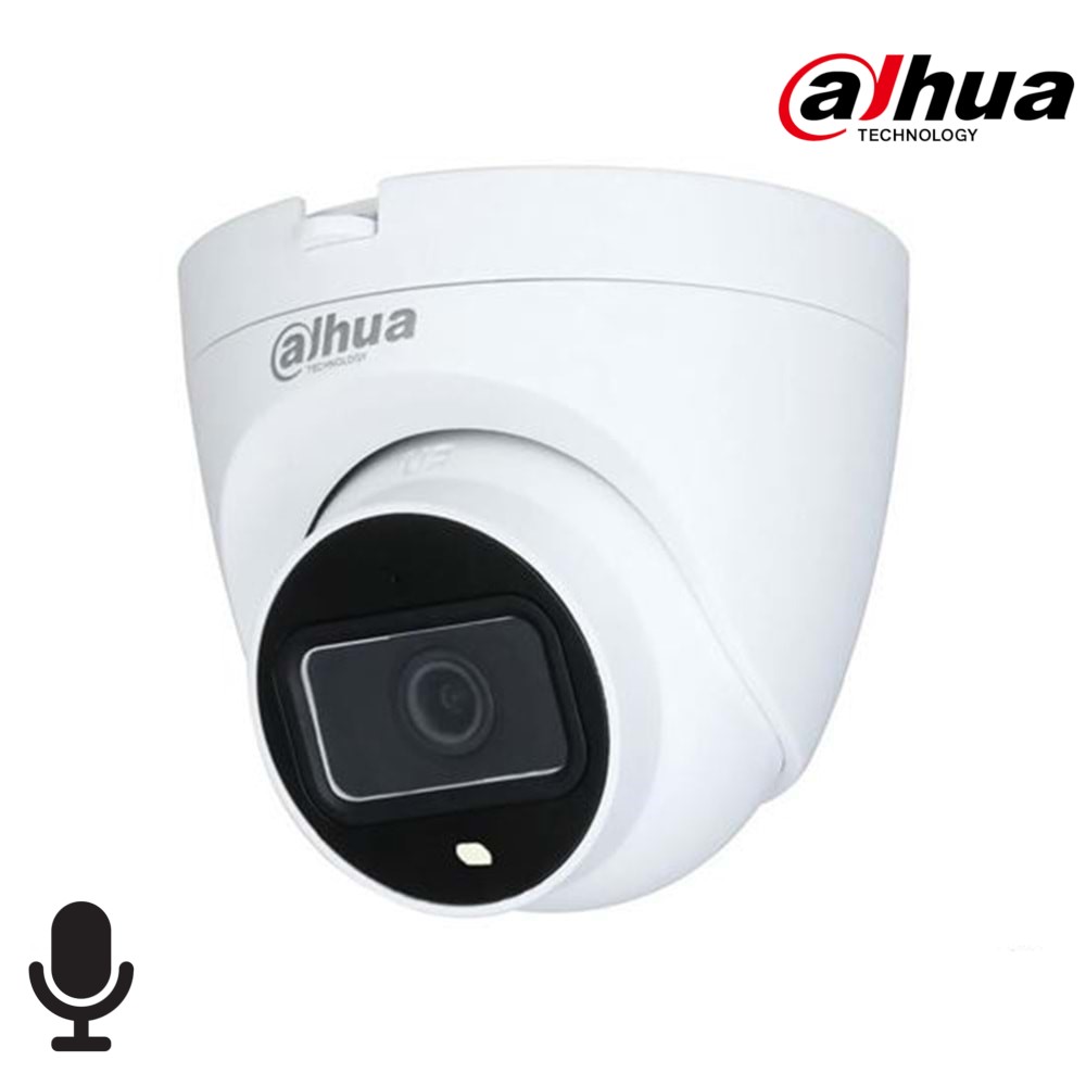 Dahua IPC-HDW1230V-SA-0280B-S6 2MP Eyeball Starligth IP Dome Kamera (Dahili Ses)