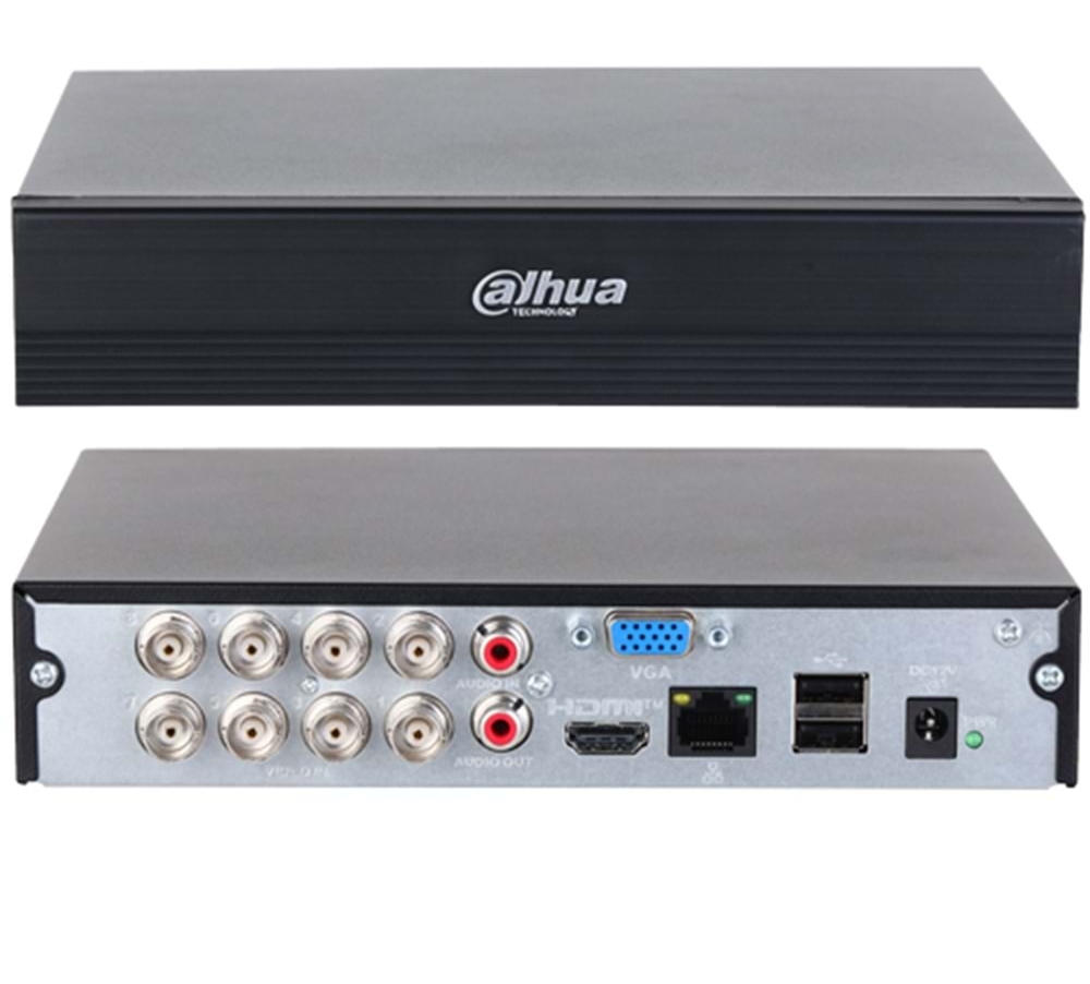 Dahua DH-XVR1B08-I/T - 8 Kanal Penta-Brid 1080N/720p Cooper 1U 1HDD WizSense Digital Video Recorder