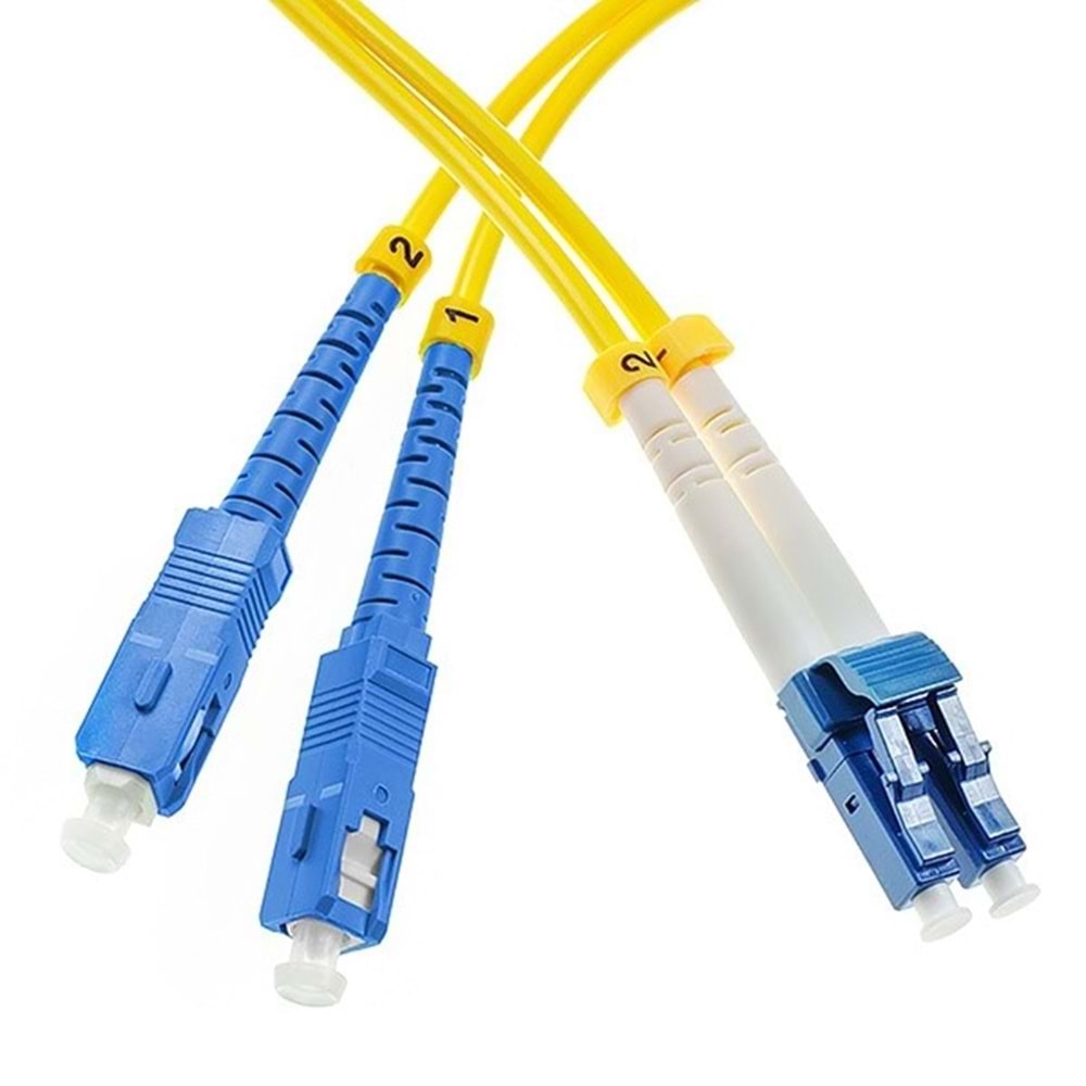 SC/LC SM G657A2 Patchcord DX LSZH 1mt - Sarı UPC