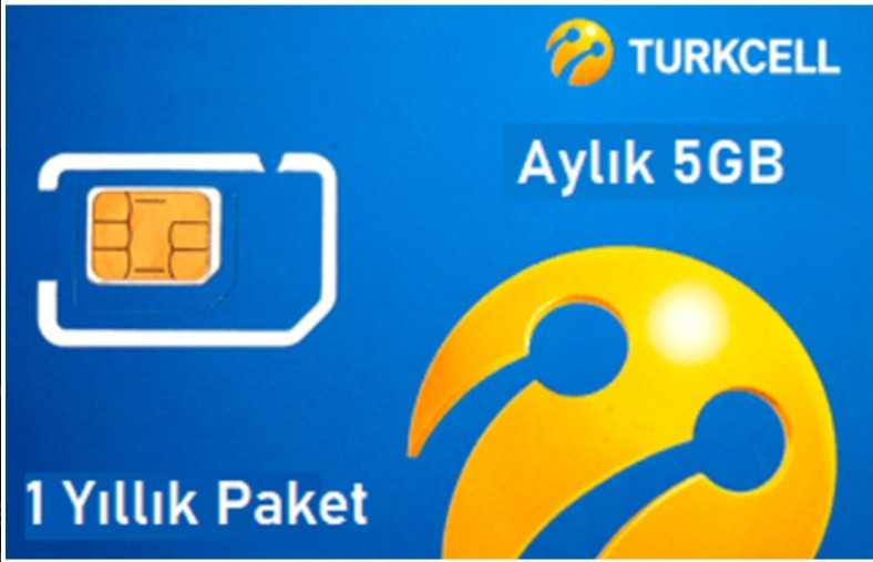 Turkcell 5GB 12 Aylık Data Hat (Solar Kamera-Araç Kamerası)