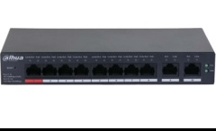 Dahua CS4010-8GT-110 8 Port Gigabit PoE 110W 2 Port Uplink Cloud Yönetilebilir Switch