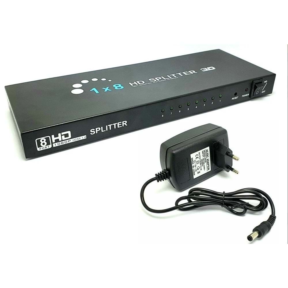 HDMI Splitter Çoklayıcı 8Port 1x8