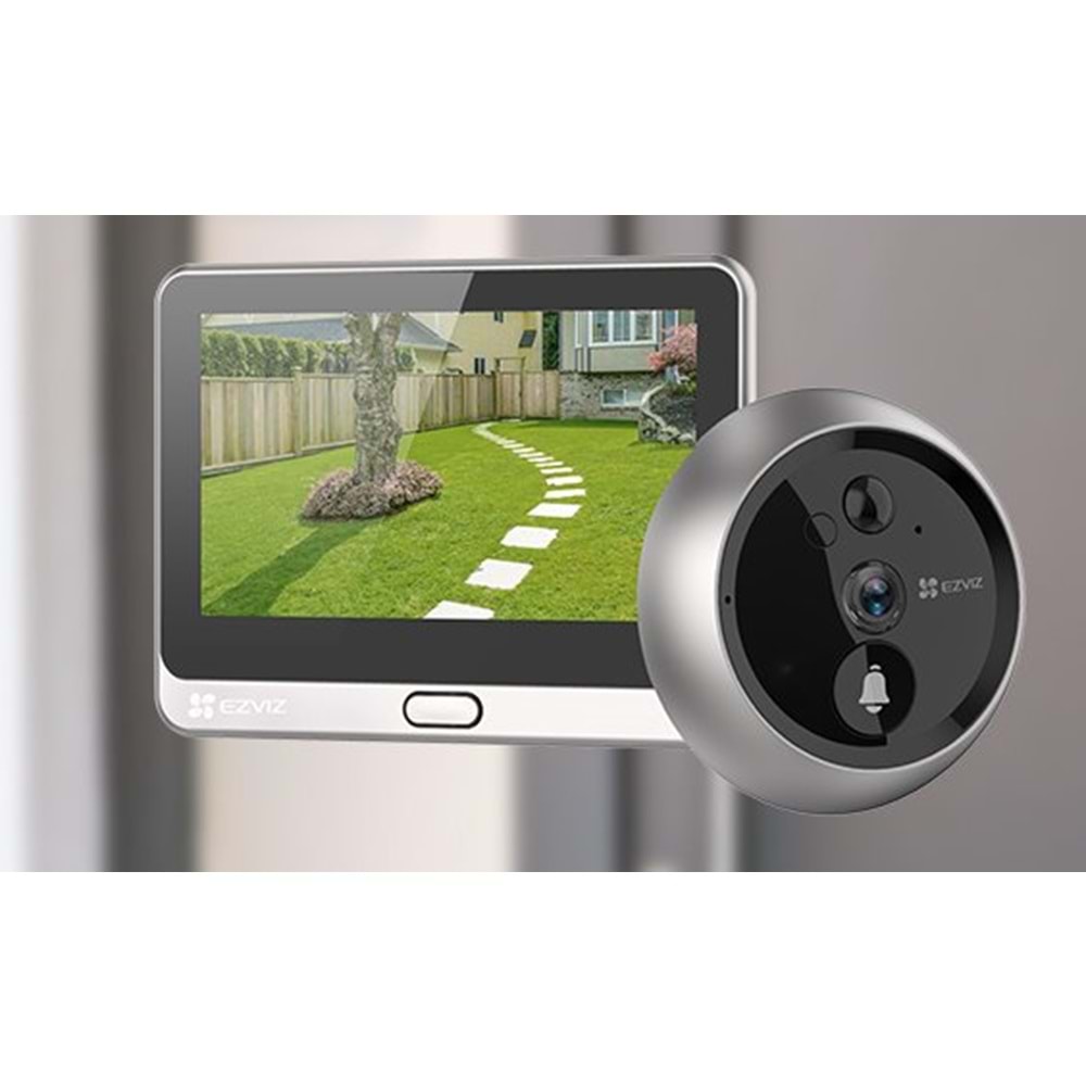 Ezviz CS-DP2 2MP Wi-Fi Akıllı Kapı Görüntüleyicisi (Çift Yönlü Konuşma)