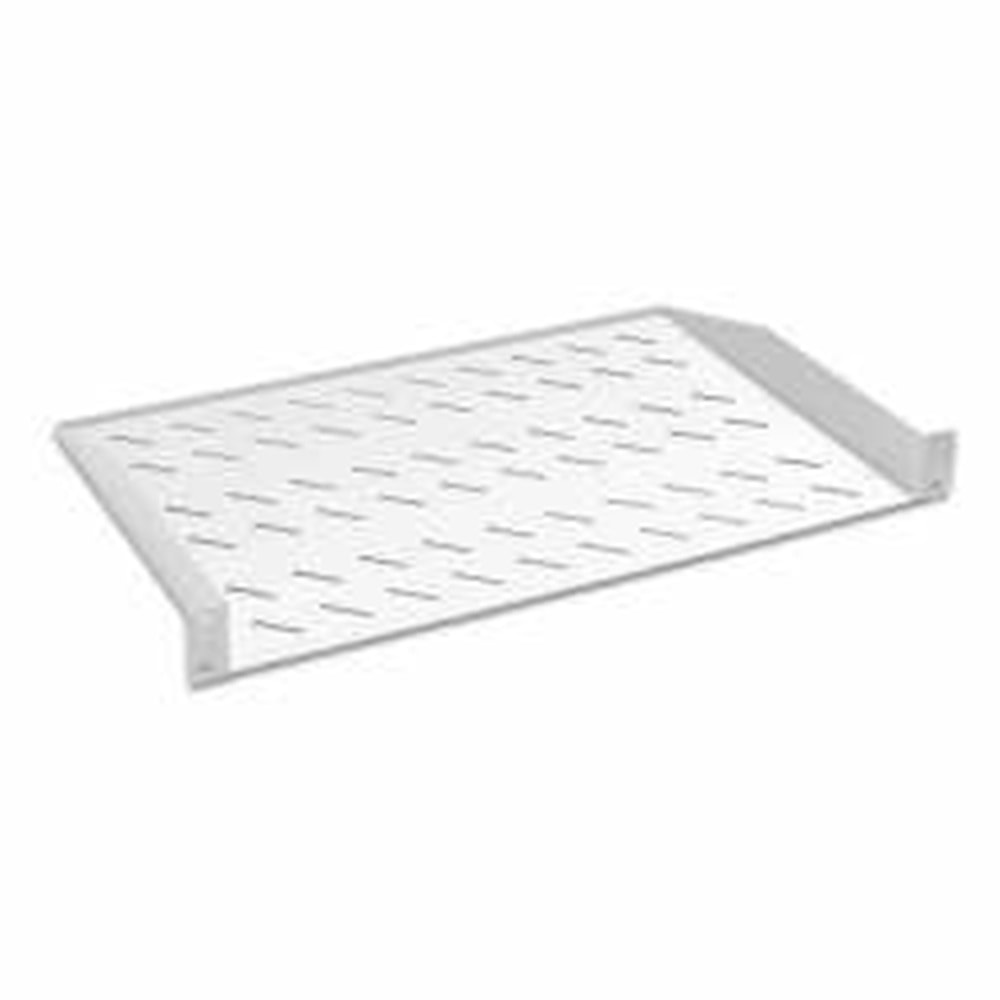 Ager 19 Inch 1U Soho Tip 2 Bağlatı Sabit Raf (250MM Derinlik B1 Beyaz 7035)