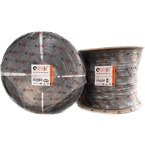 Zotech Zolink 6123500 23Awg (PE)Siyah Dış Ortam Cat6 Kablo 0,57mm U-UTP Kasnak(500Mt)