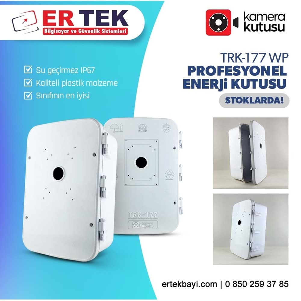 TRK-177 Pano WP Profesyonel Enerji Kutusu Beyaz (210x320x117)