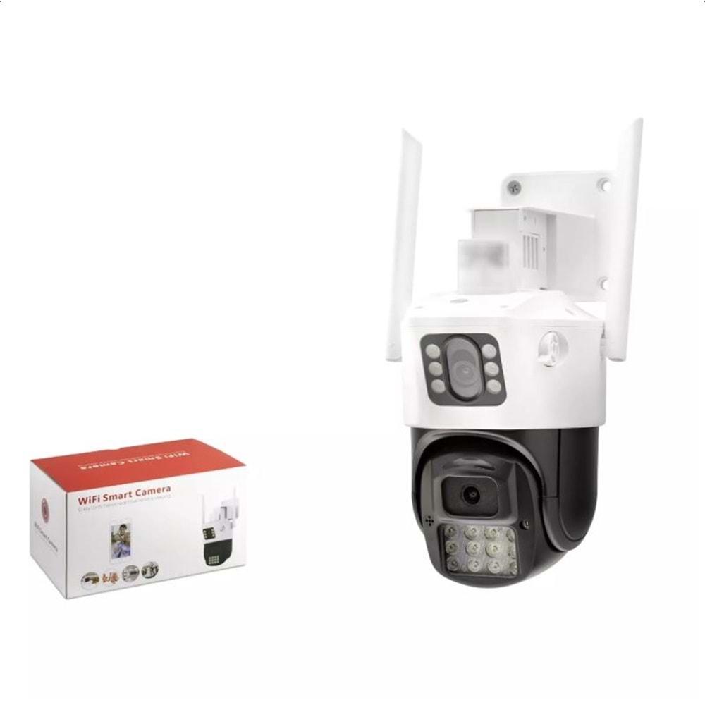 X5 Tech RX-23AI Dual Lens 3MP+3MP Wifi Kamera Icsee RJ45/Wifi OnVif