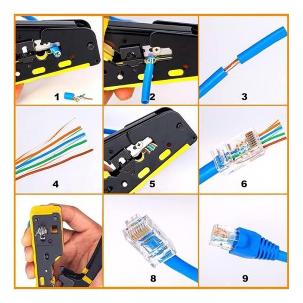 Sıkma Pensesi- Tool For Plug Rj45 - Rj11