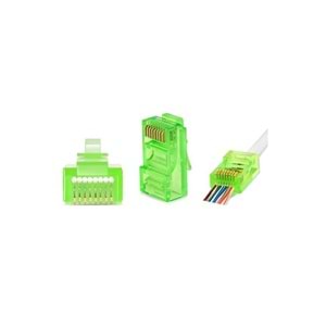Gabble EZ RJ45 Renkli Konnektör 100lü Yeşil
