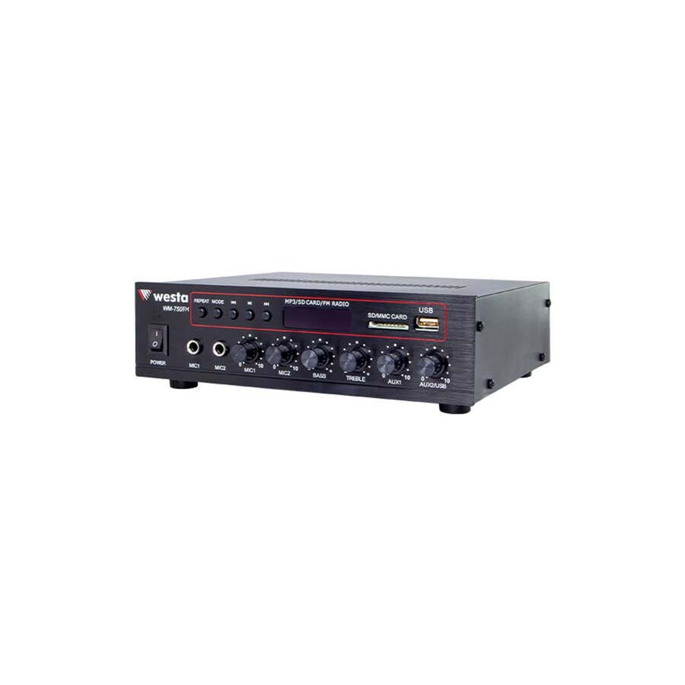 Westa WM-750FM 80 Watt Mixser Amfi