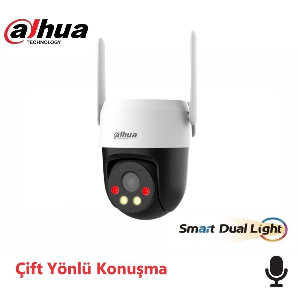 Dahua DH-P3AE-PV-4G 3MP Fixed-focal 4G Pan & Tilt Network Camera